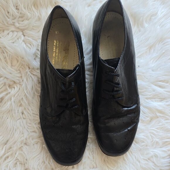 SPEISS LEATHER OXFORD Black - Picture 2 of 5